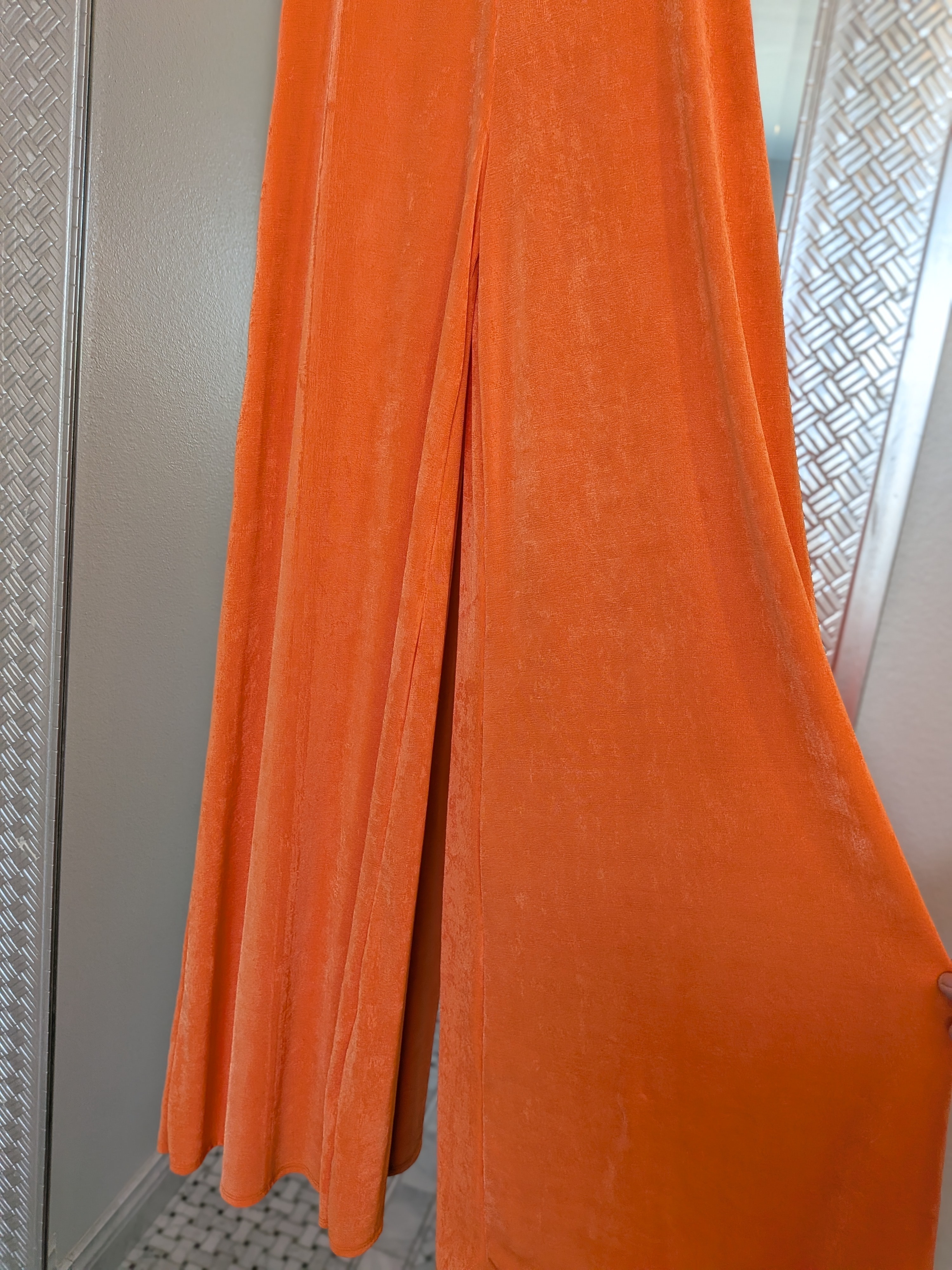 Alora Eden "Walk The Way" Orange Dream Wide Leg Pants M — image 4 of 5